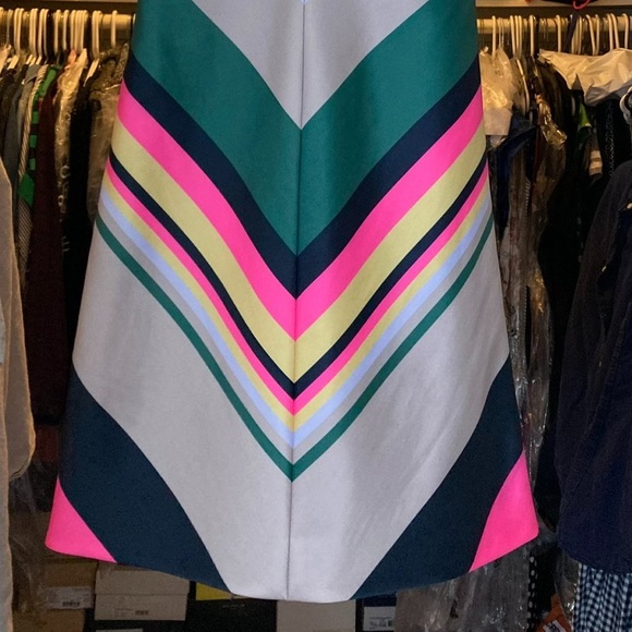 JCrew Collection Multicolor Fit and Flare Dress - Picture 3 of 9